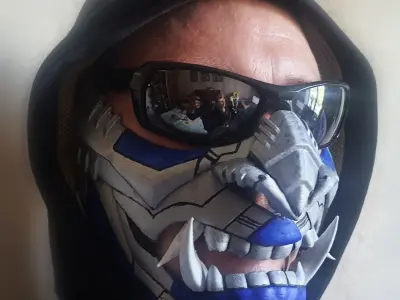 Cyber Punk Mask 3D print model