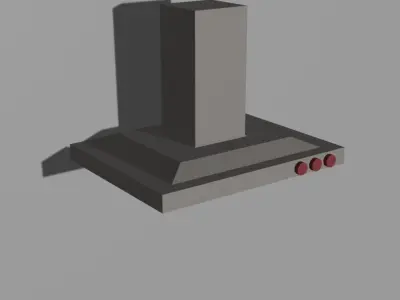 Low poly kitchen objects Free low-poly 3D model