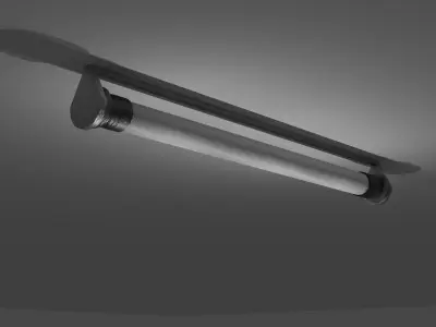 Fluorescent Low-poly 3D model