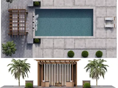 Pool 18 3D model