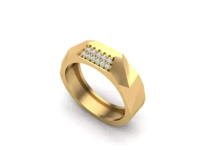 Jewelry ring 348 3D print model