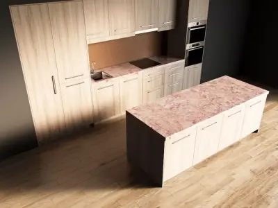 55-Kitchen7 texture 5 3D model