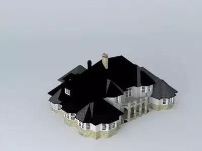 Mansion house Free 3D model
