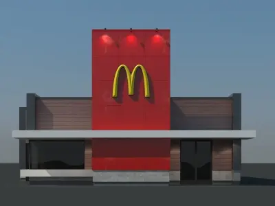 McDonalds Restaurant 3D model