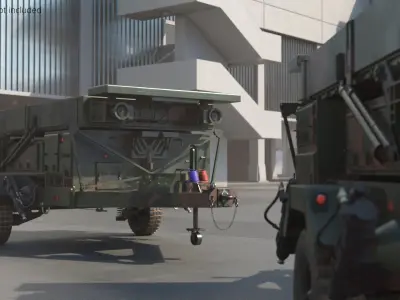  AN-TPS-80 Mobile Ground Air Radar System 