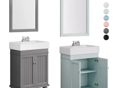 Furniture set 24 Lander Vanity 3D model
