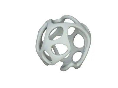 SciFi Cube Object No 21493 Low Poly Shape Texture