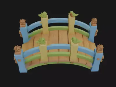 Bridge 3d Model 3D model