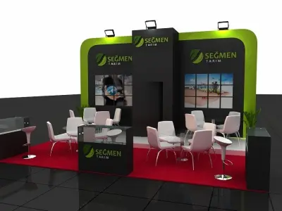Segmen Exhibition Stand 3D model