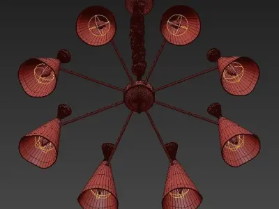 Delightfull Duke Chandelier 3D model