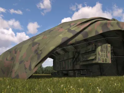  Tactical Camouflage Radar Shelter System 