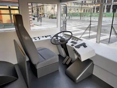  School Buses Rigged Collection 