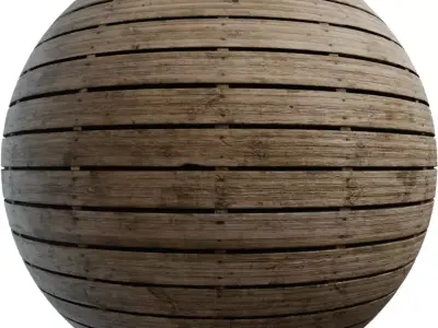 Weathered Boardwalk Slats Texture