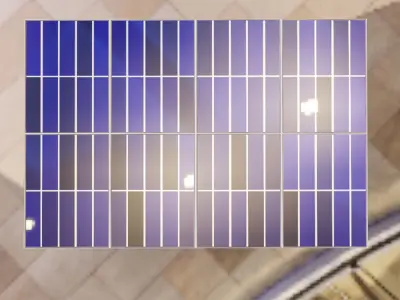 Solar Panel Low-poly 3D model