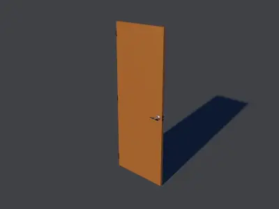 Wooden Door - Puerta de Madera 3D model
