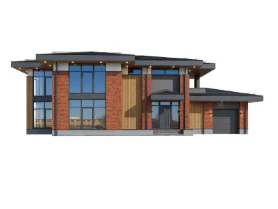 Rait House with BLENDER file 3D model