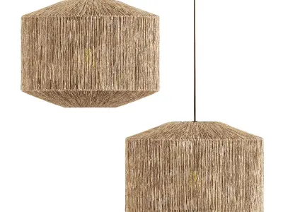 Lamp rope small barrel  n1 3D model