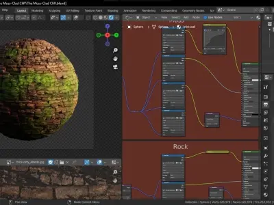 The Moss-Clad Cliff Texture