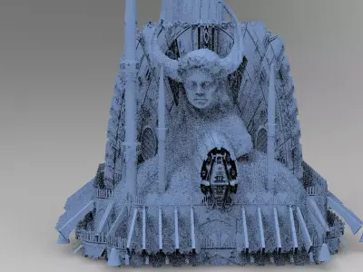 Alien Prometheus temples 6 3D model