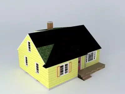 Tract House Free 3D model