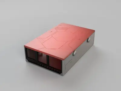 Raspberry model 4 B Sci Fi Case 3D print model 3D print model
