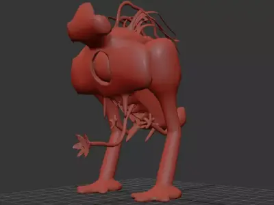 Alien Monster Low-poly 3D model purchase