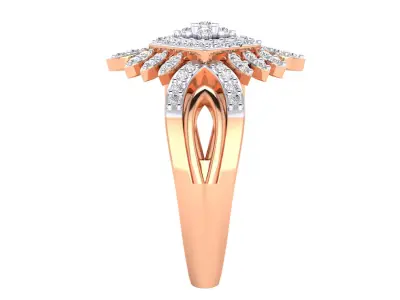 Women Ring Render 3dm STL MTL SLC JCD OBJ FBX Details 3D print model 31