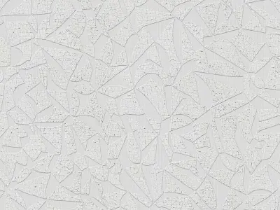 Modern Mosaic Cut Out Wallpaper Texture