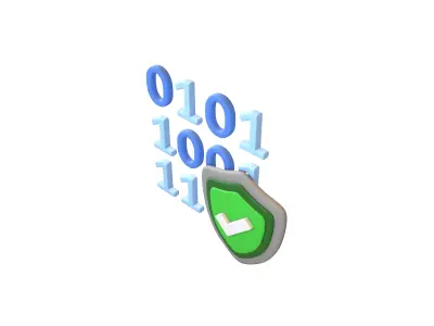 Data Protect Icon v1 001 Low-poly 3D model