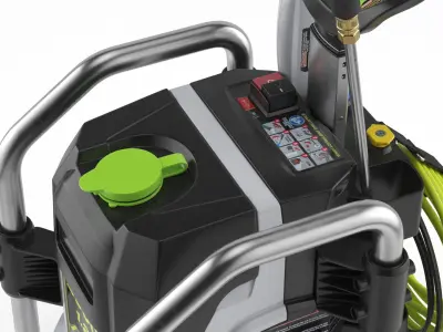  Portable Pressure Washer for Patio and Car Use Gray 