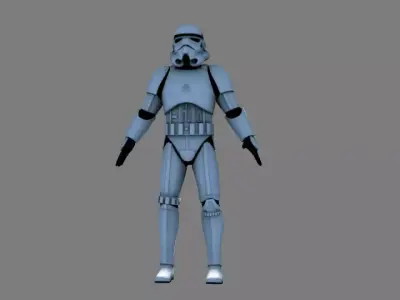 Star Wars stormtrooperflac 3D model