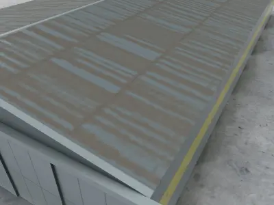 LXGB Hangar 2 Low-poly 3D model