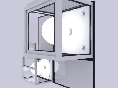 Lamps  Golden Section 3D model
