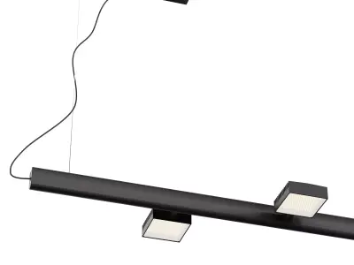 magnetic track light 3D model