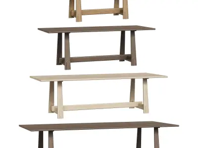 District Eight Dining Table Odette 3D model