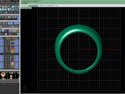 Luxury gold ring 3D print model