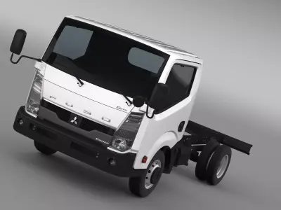 Mitsubishi Fuso Canter Guts Chassi 2017 3D model