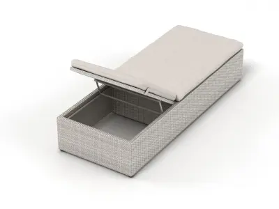 Dedon Lou Lounger 3D model