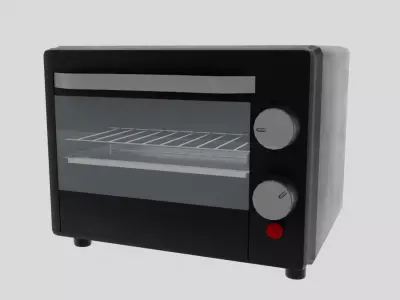 Electric oven 3D model