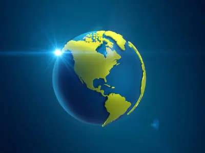 Globe - Earth 3D model