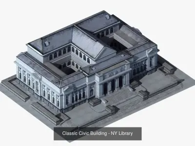Modern Building Collection 06 3D Model Pack