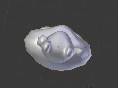 Plastic Toy - Alien Friend 3D model