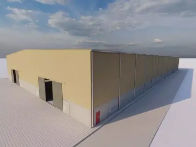 Warehouse-Warehouse Building 3D model