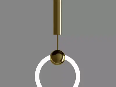 Podvesnoi 774 svetilnik lee broom RING LIGHT 3D model