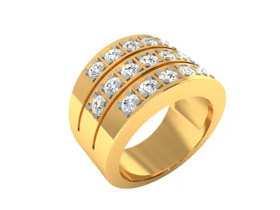 Mnes Ring  Render 3dm STL OBJ FBX Details 3D print model