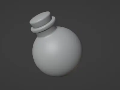 MAGICAL POTION Low-poly 3D model