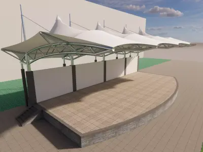 Tensile Structures Collection -A5 3D model