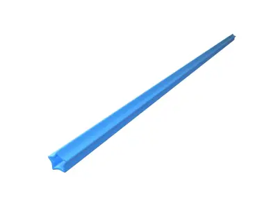 Star Straws v1 006 Low-poly 3D model