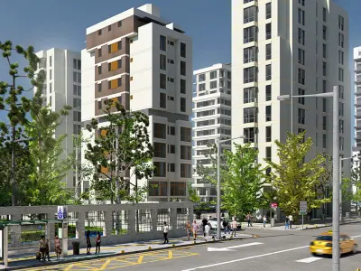 Sketchup City Model V1 3D model