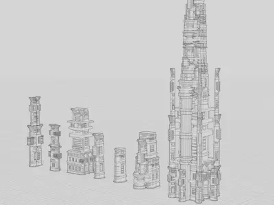 Archi Setti Techi Pack Numb1 3D model